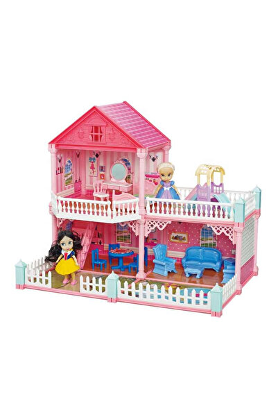 Toy Κουκλόσπιτο, 105 κομμάτια, 3 δωμάτια και βεράντα, Παιχνίδια, Κορίτσια