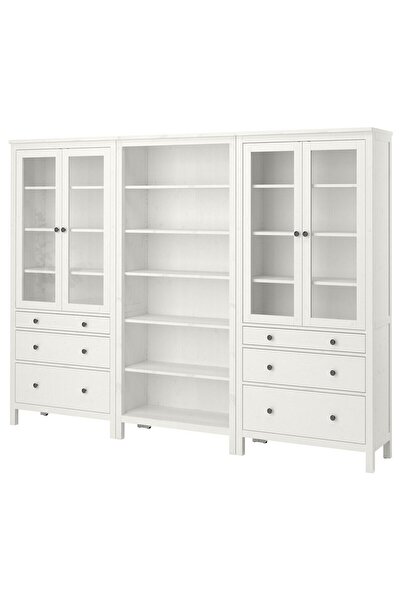 hobiurun Vitrin, beyaz vernik, 270x197 cm