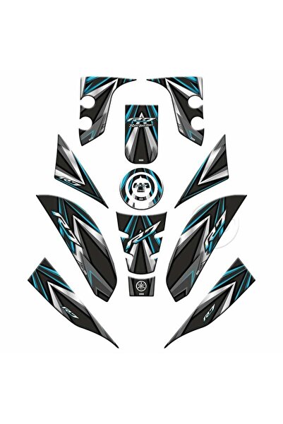 Gogo YAMAHA R7 2021 - 2024 UYUMLU FULL TANK PAD SET 005