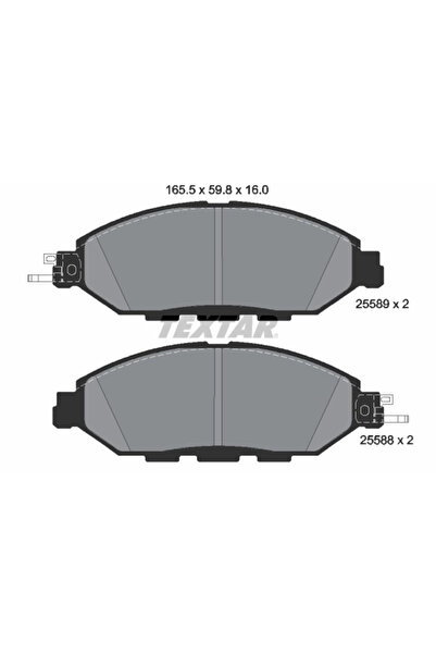 TEXTAR Set Placute Frana Frana Disc Infiniti Jx Suv/QX60 Nissan Murano 3/Path...