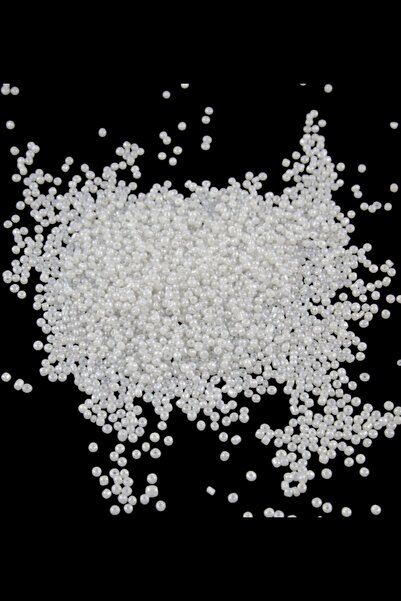 Serhat Aksesuar ve El İşçilik 08 خرز رملي أبيض مكسور 3 مم (100 جرام 6000 قطعة)