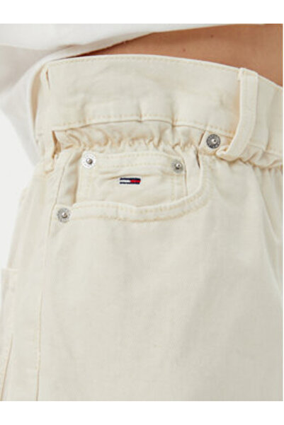 Tommy Jeans Women's Fabric shorts DW0DW21656 Beige