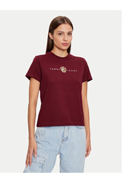 Tommy Jeans Women's T-Shirt DW0DW18795 Red