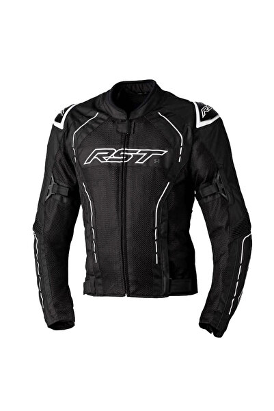 RST S1 Mesh Yazlık Motosiklet Ceketi Siyah Beyaz