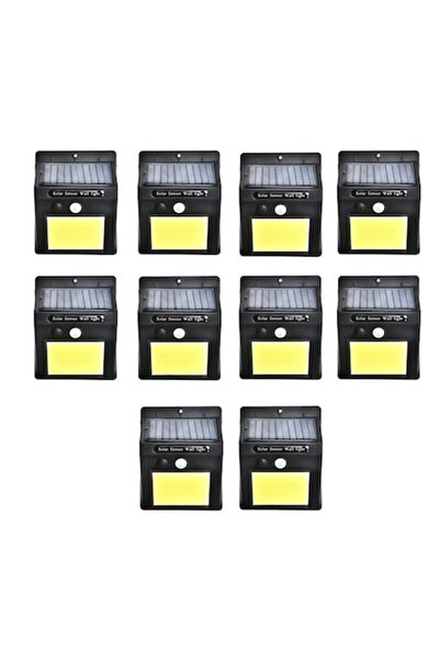 Tiessa Set 10 lămpi solare, Tiessa, 40 LED-uri, senzor de mișcare, 0,55W