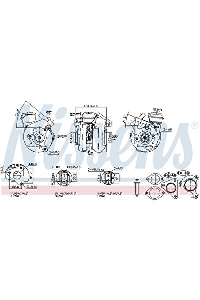 Nissens Compresor Sistem De Supraalimentare Nissan Navara NP300/Pathfinder 3
