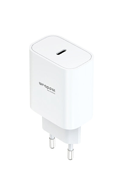 Wrapsol 20W Hızlı Şarj Aleti Adaptör USB-C iPhone Samsung Android Uyumlu Akım Korumalı Type-C