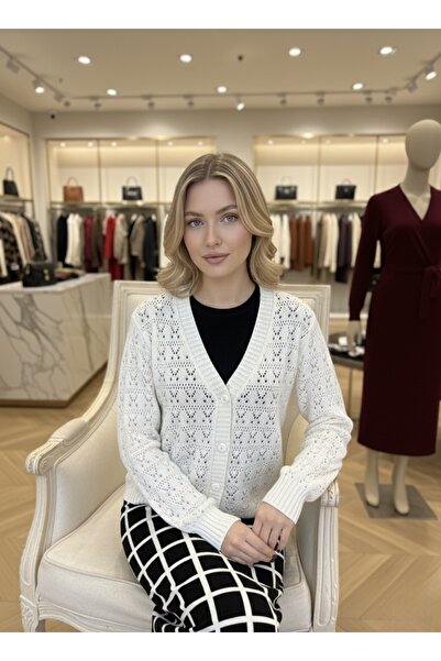 bohostyle 100% cotton knitted cardigan with lace