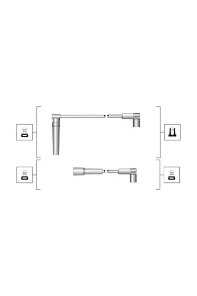 MAGNETI MARELLI Set Cablaj Aprinder Daewoo Cielo/Espero