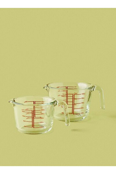 Noon East 2-Piece Glass Measuring Cups – Heat Resistant & Oven Safe