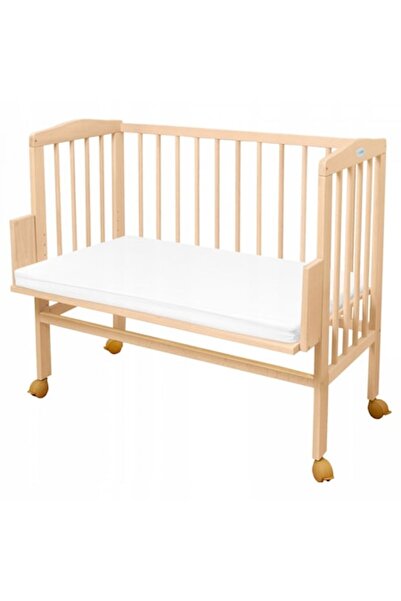 Waldin 2in1 Baby Crib, 90 cm x 55 cm, Detachable Side, Co-Sleeping, Mattress Included,