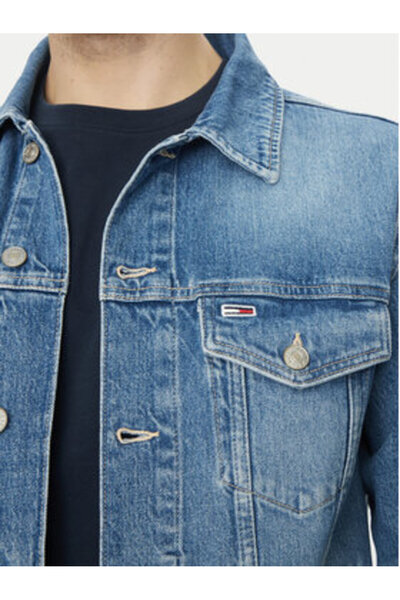 Tommy Jeans Men's Denim jacket DM0DM21860 Blue
