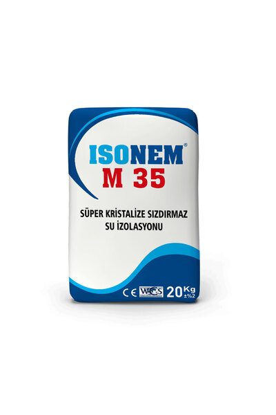 Isonem M35 Süper Kristalize Sızdırmaz Sıvı Yalıtım Malzemesi 20 Kg