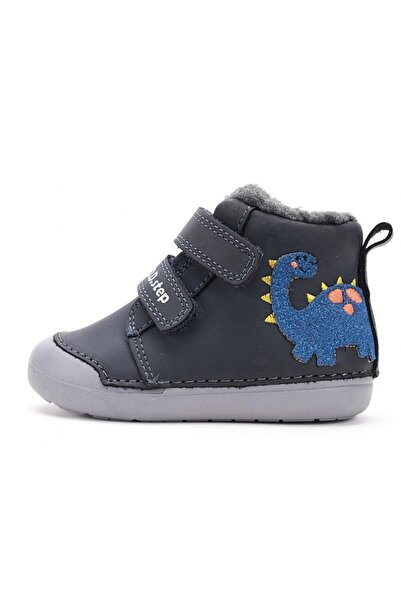 D.D.step Boys' fur-lined leather boots DDStep W066-52525