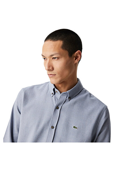 Lacoste Men's Regular Fit Blue Shirt Ch2337.37M