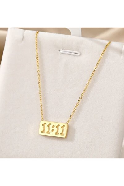 FloresDeCarnaval قلادة من الفولاذ المقاوم للصدأ 11:11 إنيرجي مانيفست