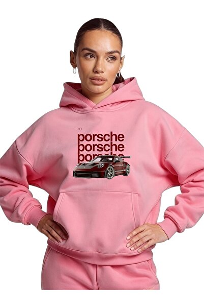 ArtYus Unisex Burgundy Car Color Special cu imprimeu Bumbac supradimensionat ...