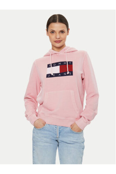 Tommy Jeans Women's Sweatshirt DW0DW18654 Pink