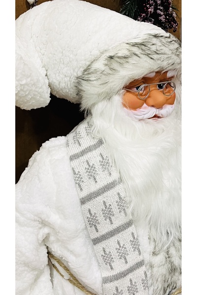 Next Plus Santa Claus 1 Meter Santa Claus Magnificent Detailed Christmas Ornament Christmas Decor Indoor and Outdoor