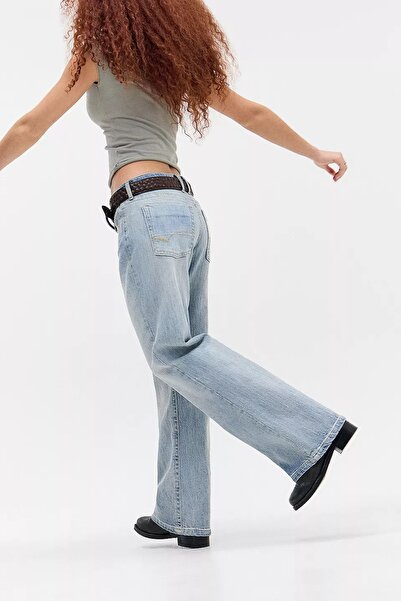 september island Patricia Vintage Ice Blue Comfortable Fit Flare Jeans