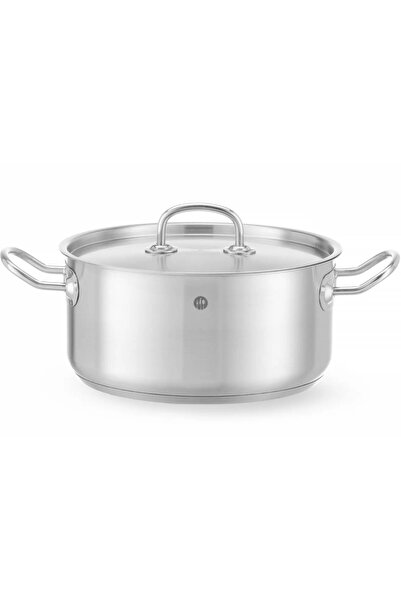 Other Kitchen Line low pot with lid 4.9 l diameter 240 x 110 h - Hendi 836026