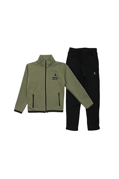 Atabay Kids Atabay 341-10-25 Men's Tracksuit Set 3-Piece with Sharpened Details Age 5/12