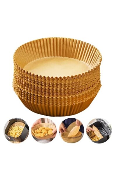 OEM Baking paper for fryer and tray, disposable, 16x20x4.5 cm, Brown