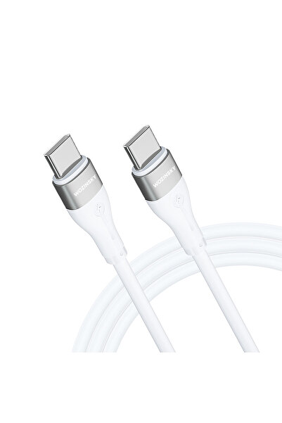 Other Durable flexible cable USB-C - USB-C PD 65W 1m white