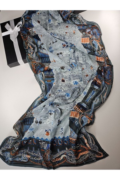 sem oyuncak Luxury Voile Silk Shawl Hijab Foulard Scarf Shawl Ethnic Pattern 70 X 180 cm