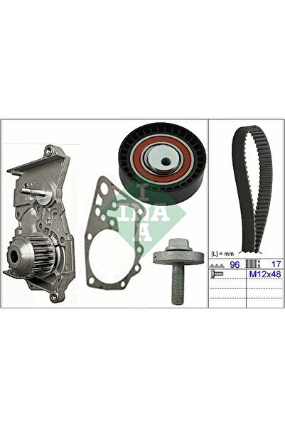 FAG Set Pompa Apa + Curea Dintata Dacia Dokker Microbus/Lodgy/Logan Nissan NP200