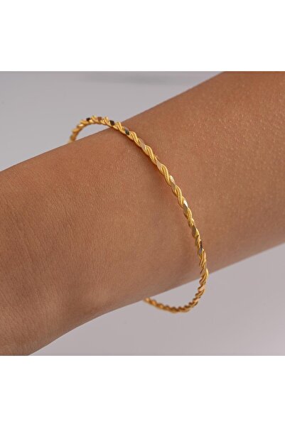 8 Gram (Gr) 2 Li Burma Bilezik 22 Ayar Yatırımlık İşçiliksiz