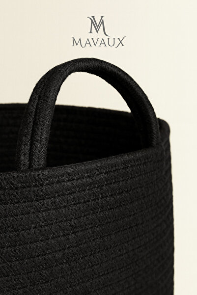 MaVaux Натуральний ручний плетений джутовий кошик 20x26 см – декоративний, багатофункціональний, стильний і міцний кошик для зберігання речей