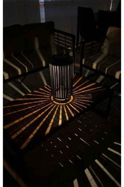 DEC9 فانوس معلق بحبال رأسية مميزه لجلساتك الخارجي