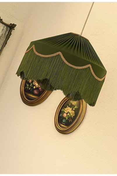 Abajurhanem Püsküllü kumaş aydınlatma