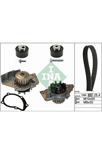 FAG Set Pompa Apa + Curea Dintata Citroen C8/Evasion Van/Evasion Microbus Fia...