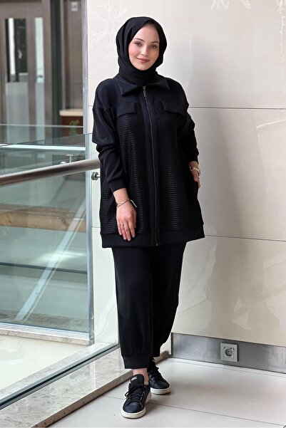 Mahal Crochet Knitwear Mesh Covered Pants Set