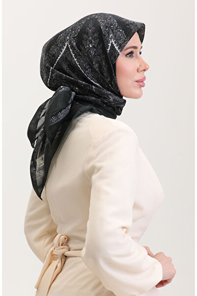 sefamerve Εθνοτικό Κασκόλ Κεχριμπάρι 70279-08 Χακί