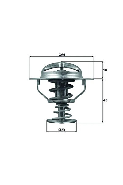MAHLE Termostat Lichid Racire Chrysler Stratus Hyundai Grand Santa Fe/Santa F...