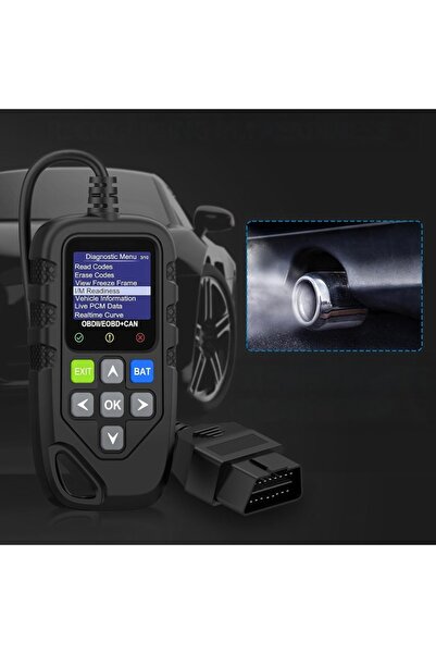 zola OBD2 car diagnostic tester, reading and erasing fault codes, LCD screen, 12.9 x 6.8 x 1.8 cm