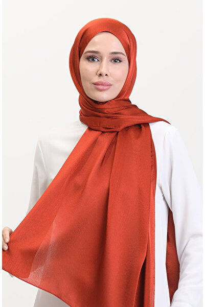 sefamerve Σάλι Jan Jan Chiffon 70239-18 Χρώμα κανέλας