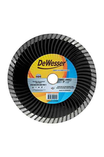 DEWESSER قرص قطع الماس توربو