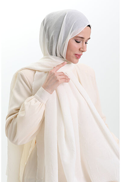 sefamerve Σάλι μπαμπού 70281-30 Κρέμα