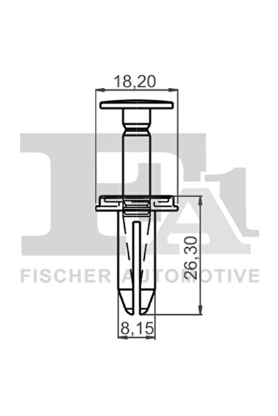 FA1 Clips Acoperire Decorativa Si Protectie Chrysler 300C Fiat Freemont