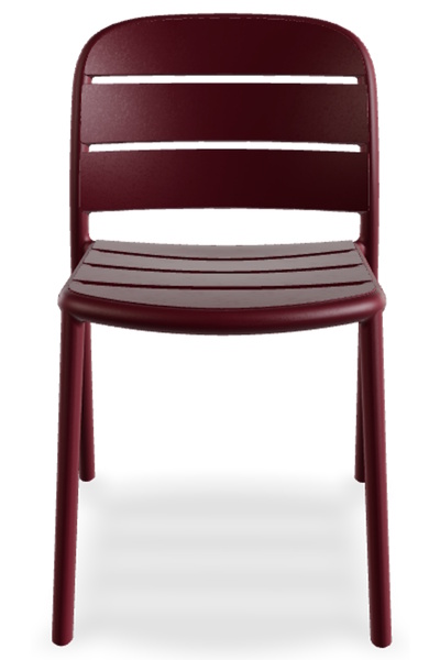 Papatya Beykoz Sandalye Lal Kırmızı - Plastik Bahçe Balkon Mutfak Sandalyesi