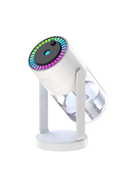 RTG CL28 Humidifier 280 Ml Ultrasonik Hava Nemlendirici Buhar Makinesi Tavana Işık Yansıtan Gece Lambası