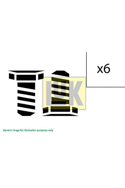 LUK Set Surub Volanta Chevrolet Captiva/Cruze/Epica Holden Captiva 7 Gen. 1/C...