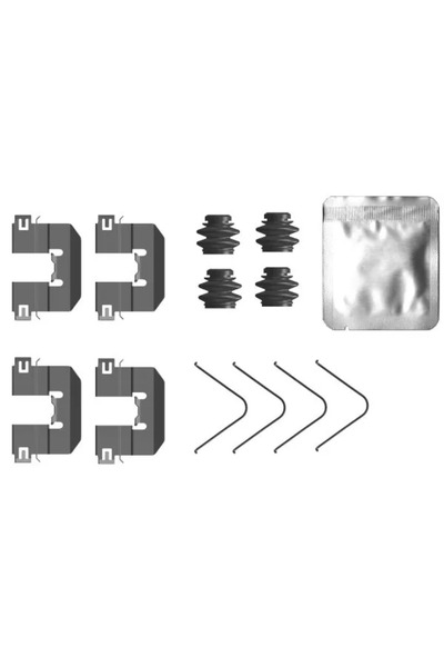 TEXTAR Set Accesorii Placute Frana Hyundai Elantra 6 Limuzina/I10 3 Kia Rio 4...