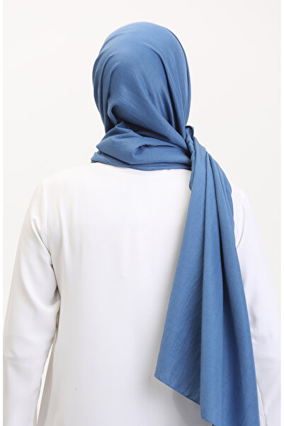 sefamerve Cotton Jazz Shawl 70257-05 Indigo