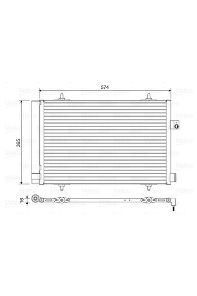 VALEO Condensator Climatizare Citroen C5 3 Peugeot 407/508 1/508 Caroserie In...