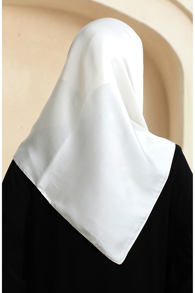 sefamerve Απλό κρυστάλλινο κασκόλ 70252-33 Κόκκινο